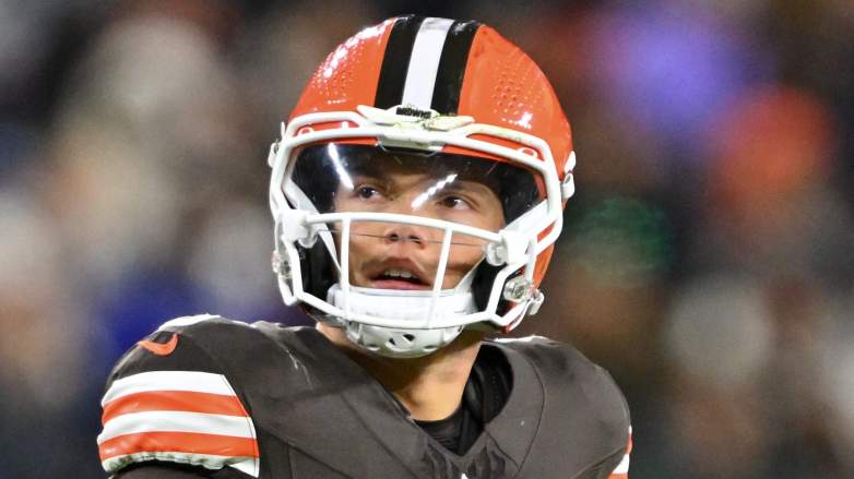 Cleveland Browns quarterback Dillon Gabriel has been the target of trade rumors.