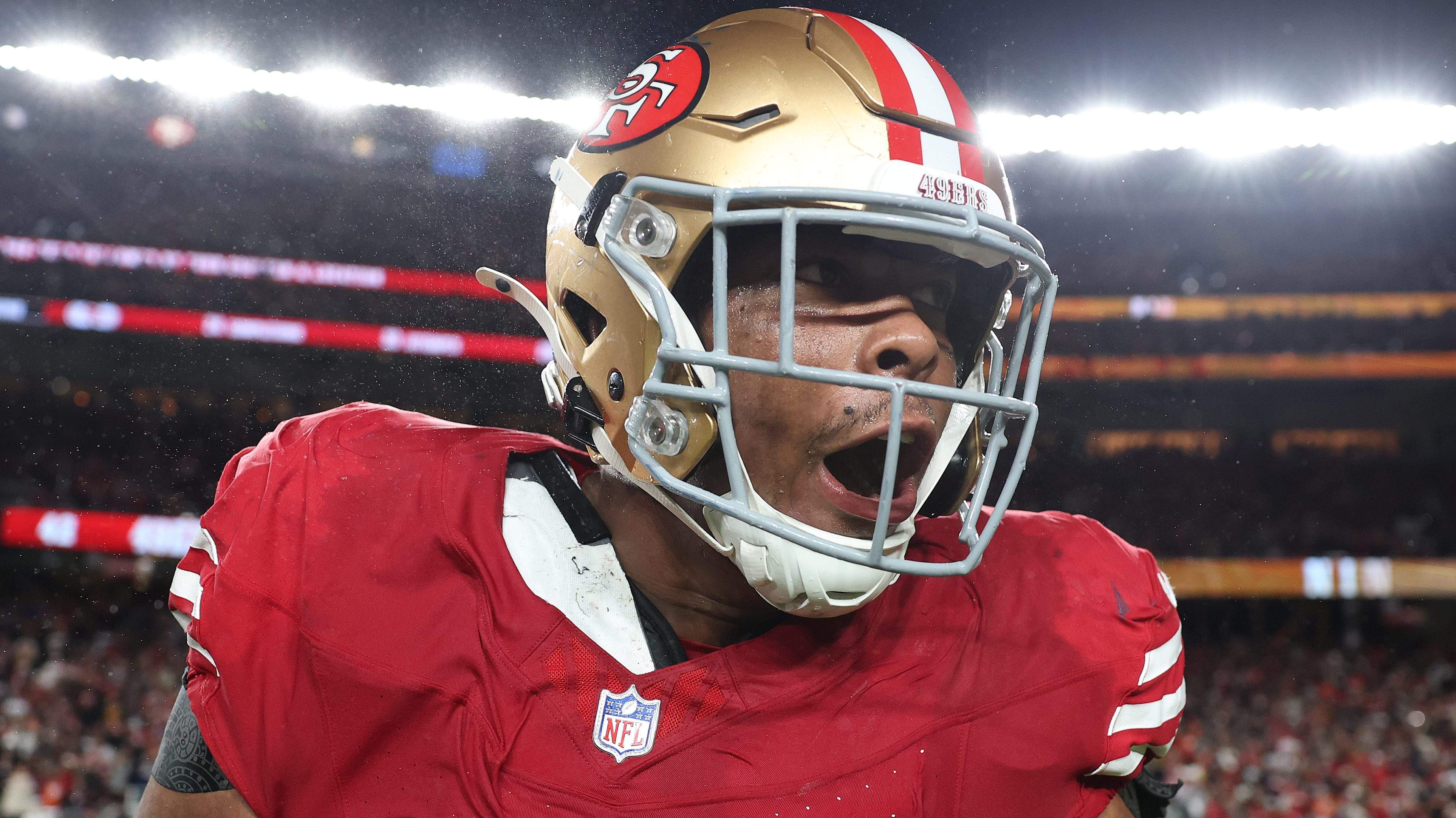 49ers receive positive injury news on 6-foot-6, 332-pound breakout star, detailing impact and timeline.