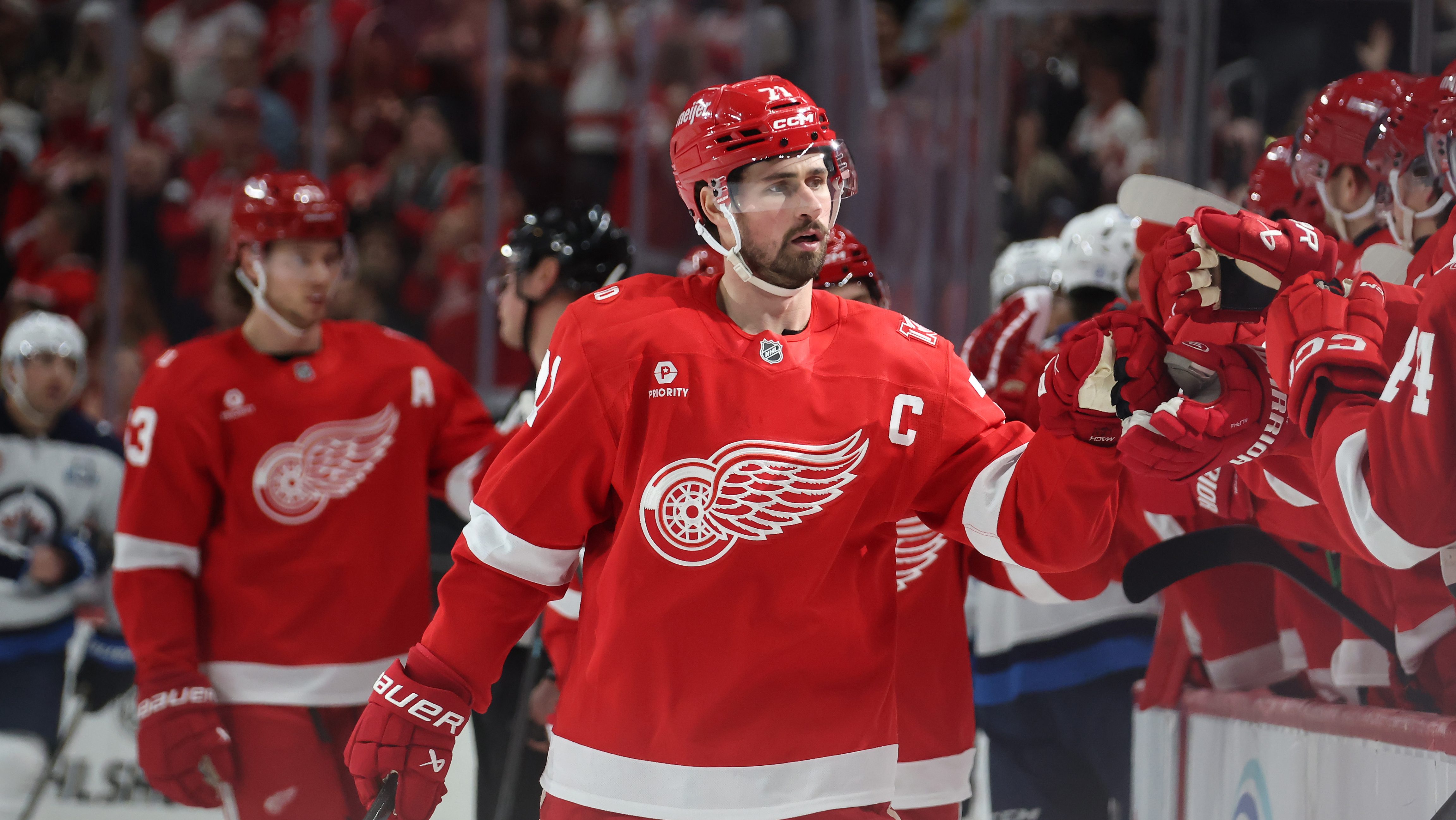Three Teams Expressing Interest in Red Wings Star Despite No-Trade Clause