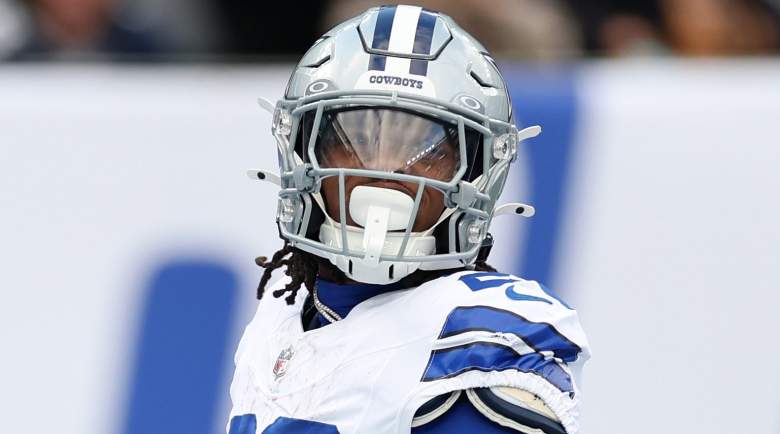 Jaydon Blue #23 of the Dallas Cowboys