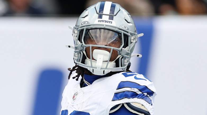 Jaydon Blue #23 of the Dallas Cowboys