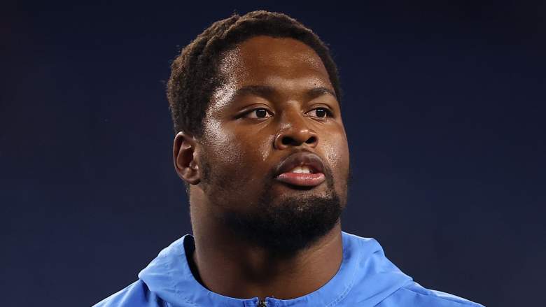 New Cleveland Browns offensive guard Zion Johnson.
