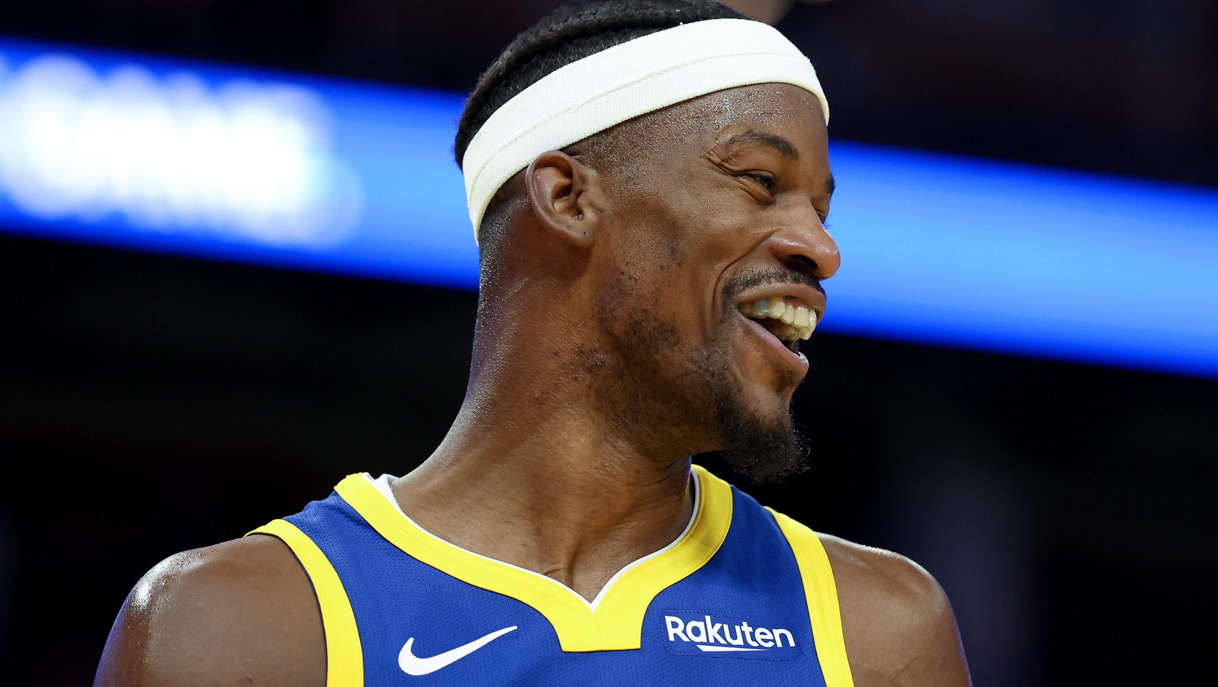 Jimmy Butler III #10 of the Golden State Warriors