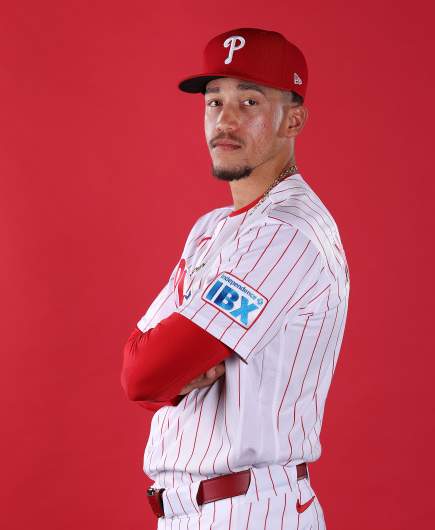 The Philadelphia Phillies are promoting top pitching prospect Alex McFarlane for the Dodgers series.