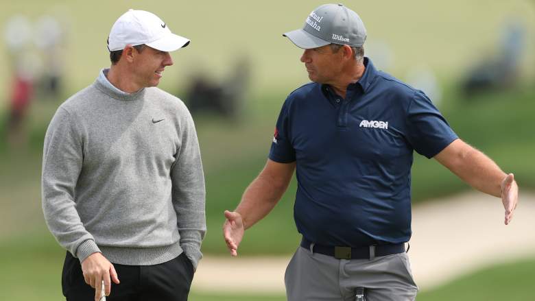 Rory McIlroy and Padraig Harrington