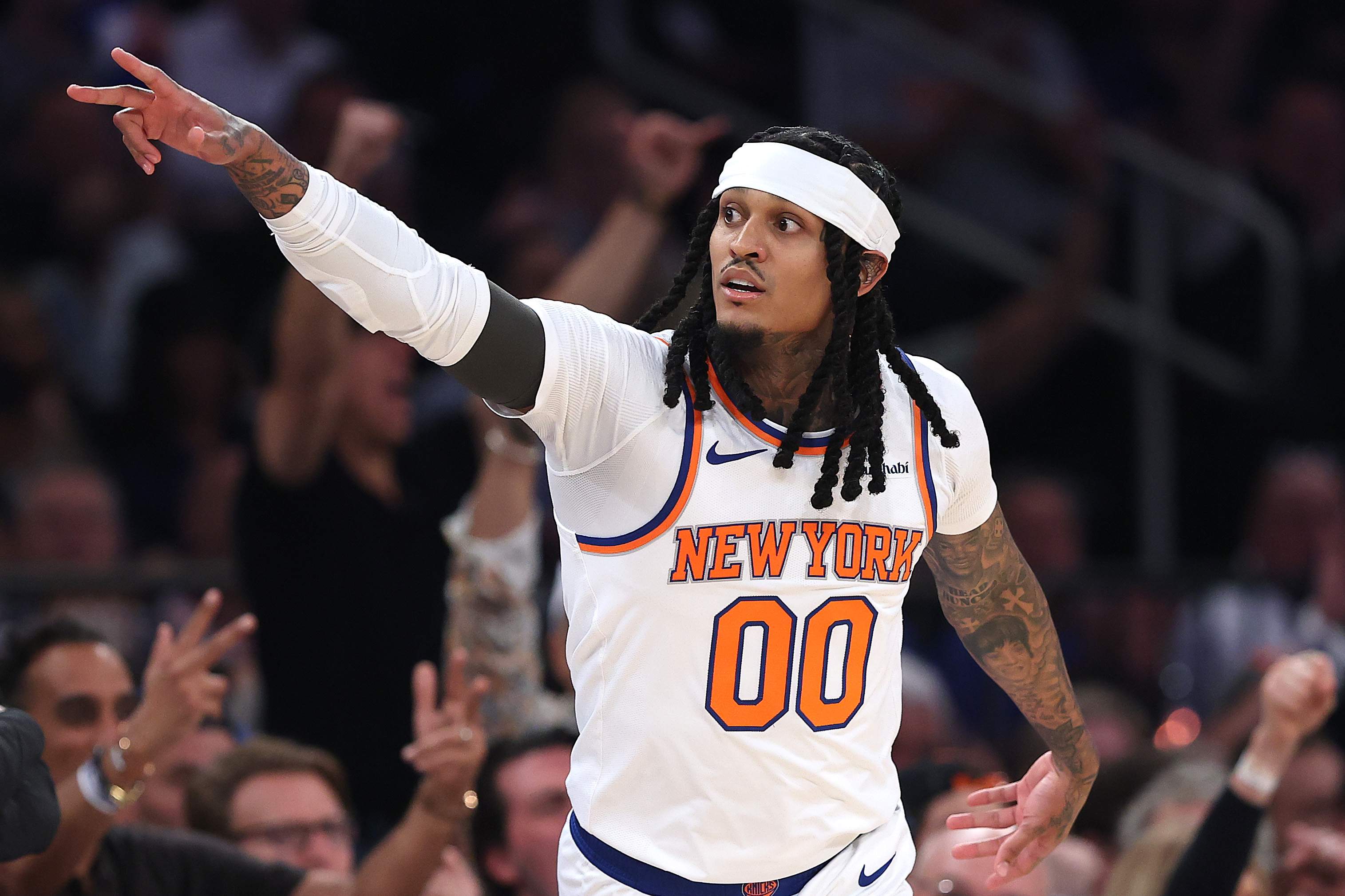 Jordan Clarkson sends a clear message after his Knicks return, highlighting goals ahead.
