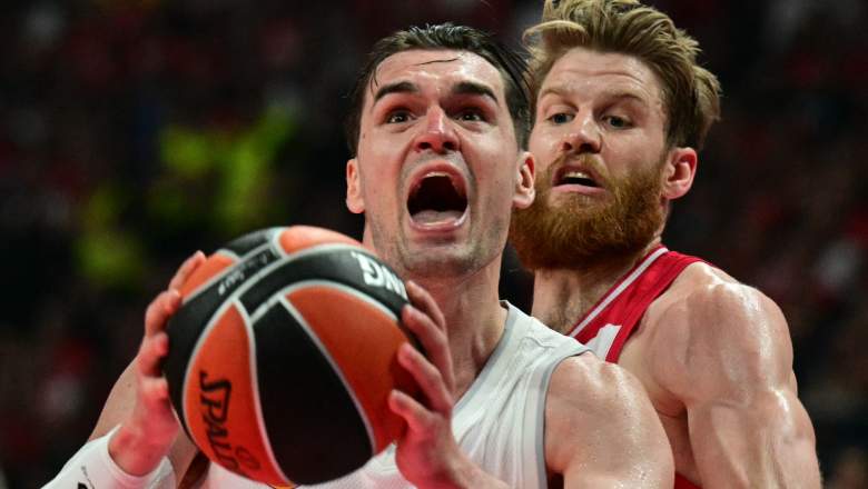 Real Madrid's Croatian forward #11 Mario Hezonjais a new name in NBA free agency rumors