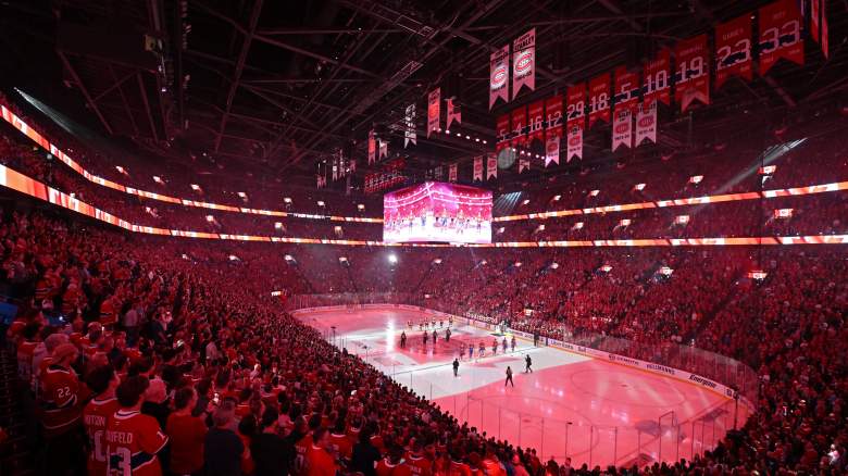 A general view inside Bell Centre before Game Four of the Eastern Conference Final of the 2026 Stanley Cup Playoffs between the Montreal Canadiens and the Carolina Hurricanes on May 27, 2026 in Montreal, Quebec, Canada.