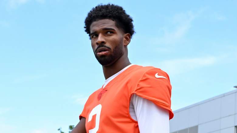 Cleveland Browns quarterback Shedeur Sanders hosted a football camp in Cleveland.