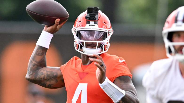 Cleveland Browns quarterback Deshaun Watson.