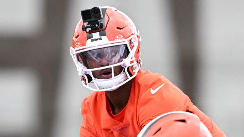 Cleveland Browns quarterback Deshaun Watson has spent part of the break working out at the team facility.