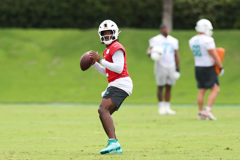 Miami Dolphins quarterback Malik Willis is ranked 30th amongst all NFL QBs.