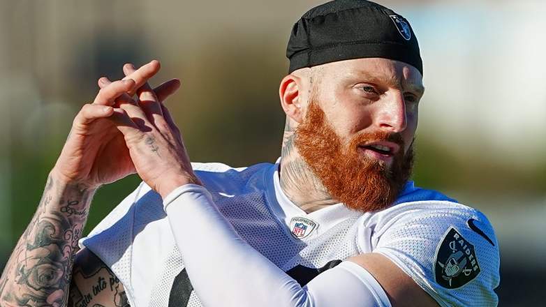 Maxx Crosby #98 of the Las Vegas Raiders is still reported to be a Cowboys trade target.
