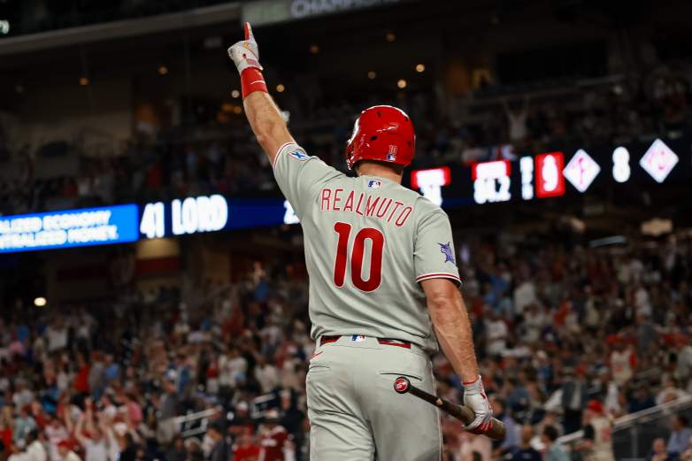 Philadelphia Phillies catcher J.T. Realmuto is benched against the Detroit Tigers with Aaron Nola on the mound.