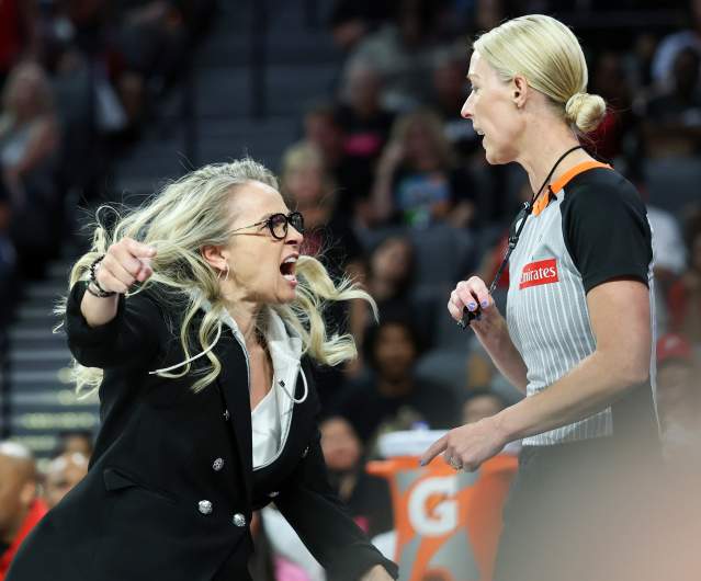 Becky Hammon & WNBA Referee