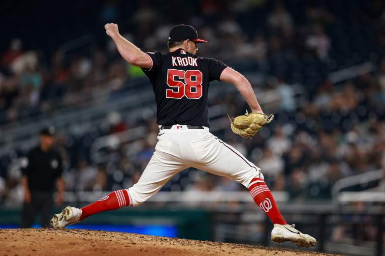 Former Yankees left-hander Matt Krook, who just elected free agency.