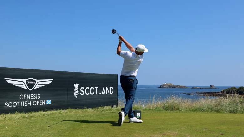 Wyndham Clark at the Genesis Scottish Open