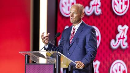 Kalen DeBoer Stalls Alabama Starting Quarterback Decision at SEC Media Days