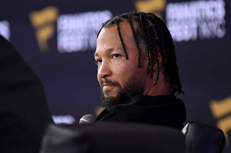 Knicks star Jalen Brunson listens during a panel discussion at Fanatics Fest NYC.