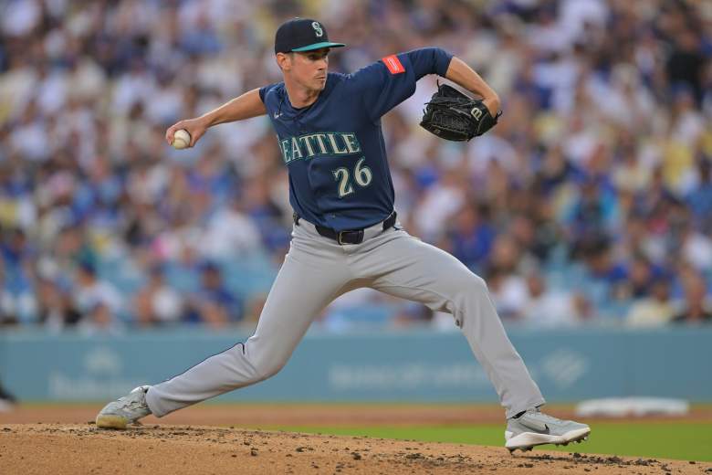 Emerson Hancock throws off the mound