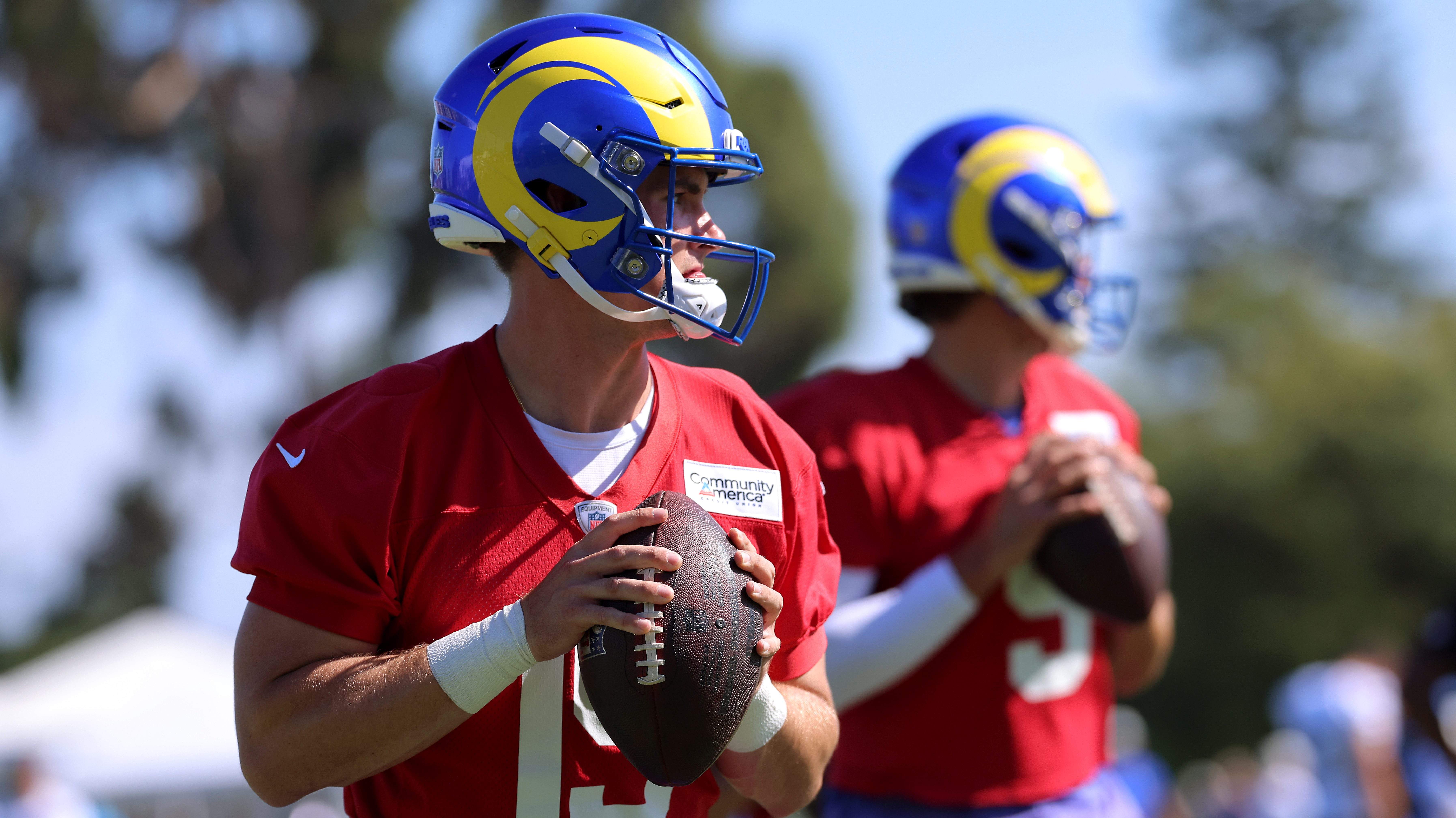 Ty Simpson Matthew Stafford Los Angeles Rams