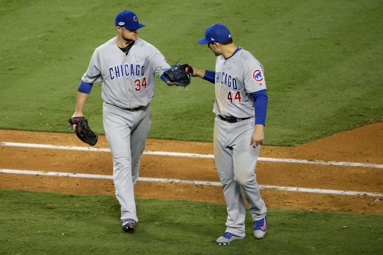 Jon Lester Anthony Rizzo Chicago Cubs