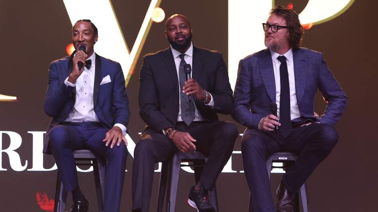Scottie Pippen, Horace Grant and Luc Longley
