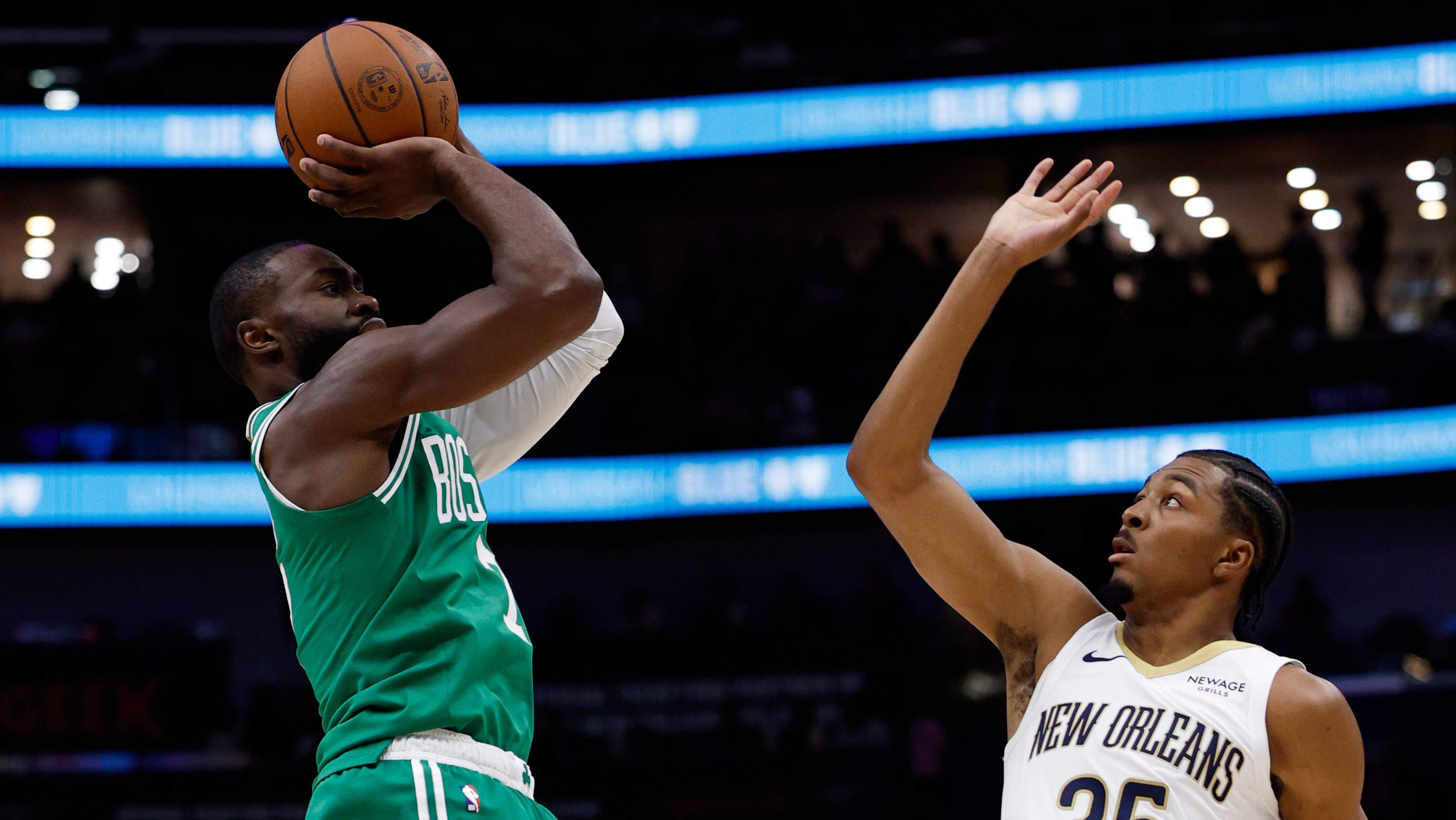 Jaylen Brown’s latest Trey Murphy move fuels more Sixers trade rumors.