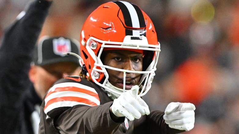 Browns receiver Jerry Jeudy has been mentioned as a potential trade option.