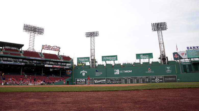 A general view of Fenway Park.