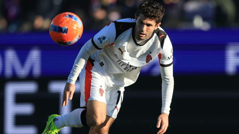 Christian Pulisic of AC Milan in action