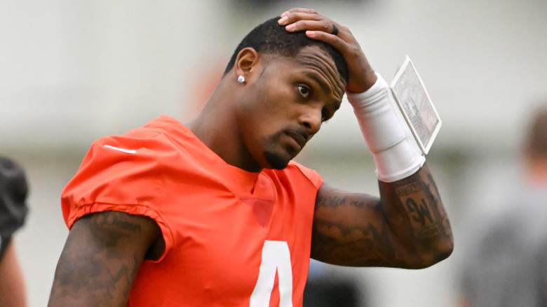 Cleveland Browns quarterback Deshaun Watson is in the mix to start this season.