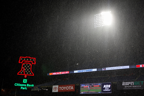 Today's Phillies-Mets game start time has been changed.