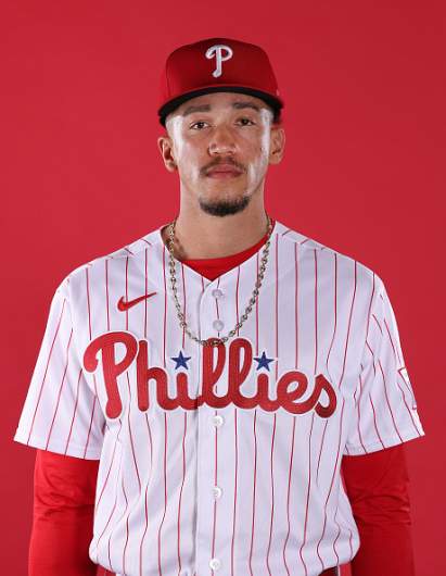 The Philadelphia Phillies are promoting top pitching prospect Alex McFarlane for the Dodgers series.