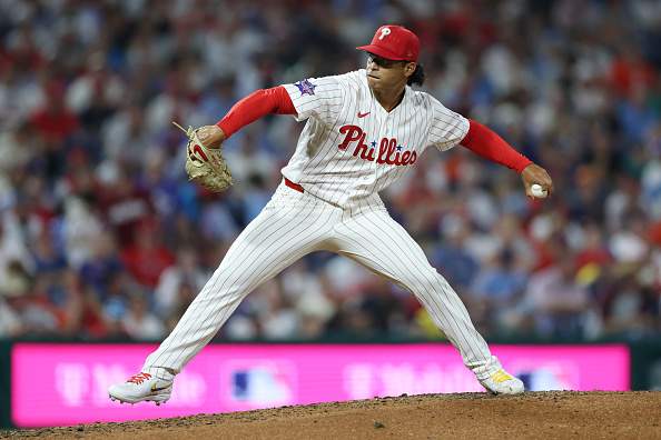 Jesús Luzardo will pitch for the Phillies today.