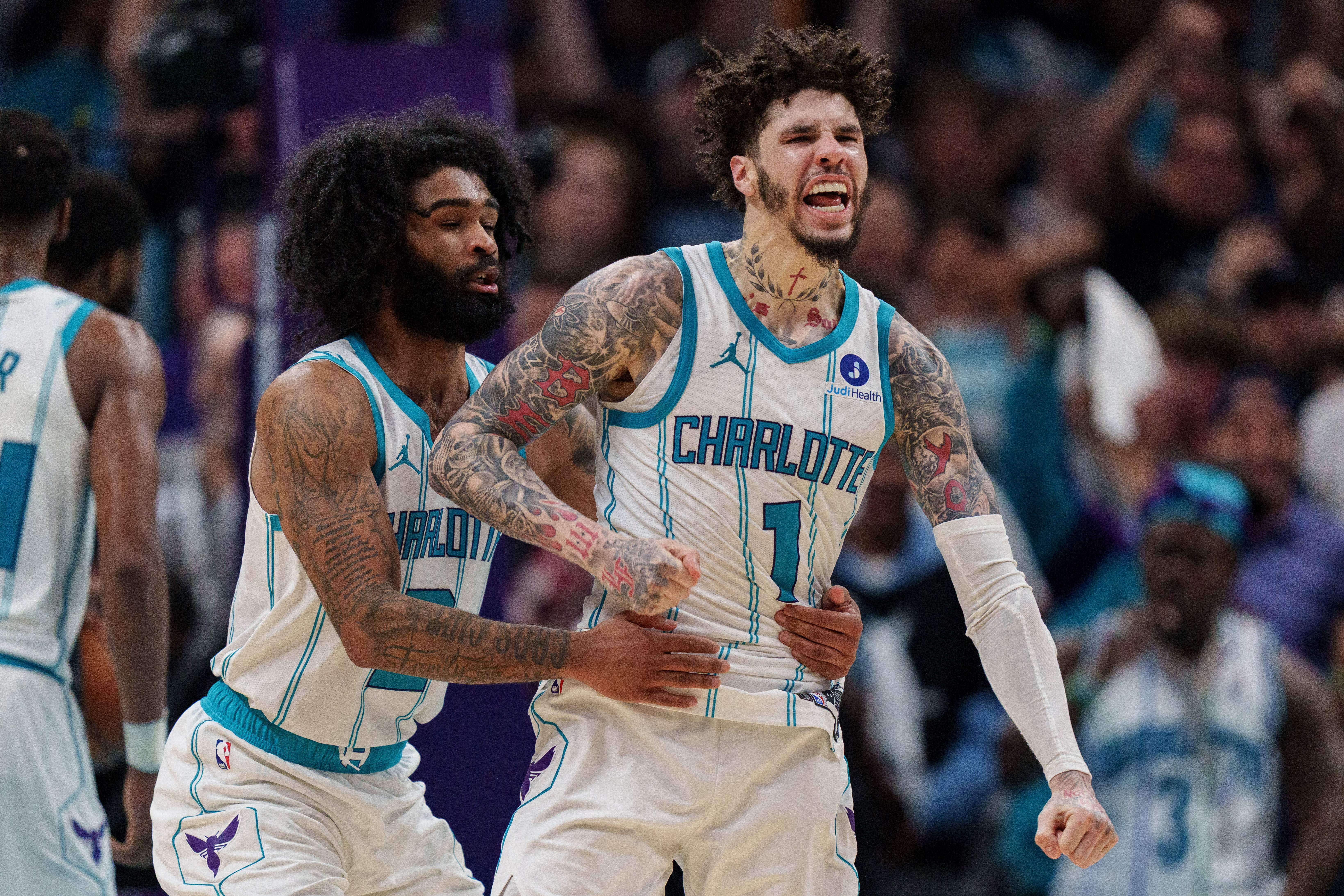 Miami Heat v Charlotte Hornets - Play-In Tournament
