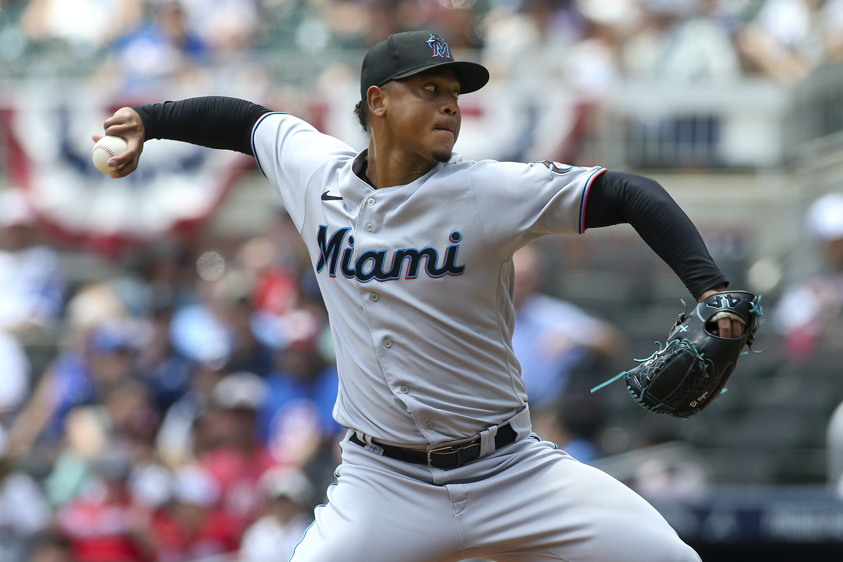 Miami Marlins v Atlanta Braves