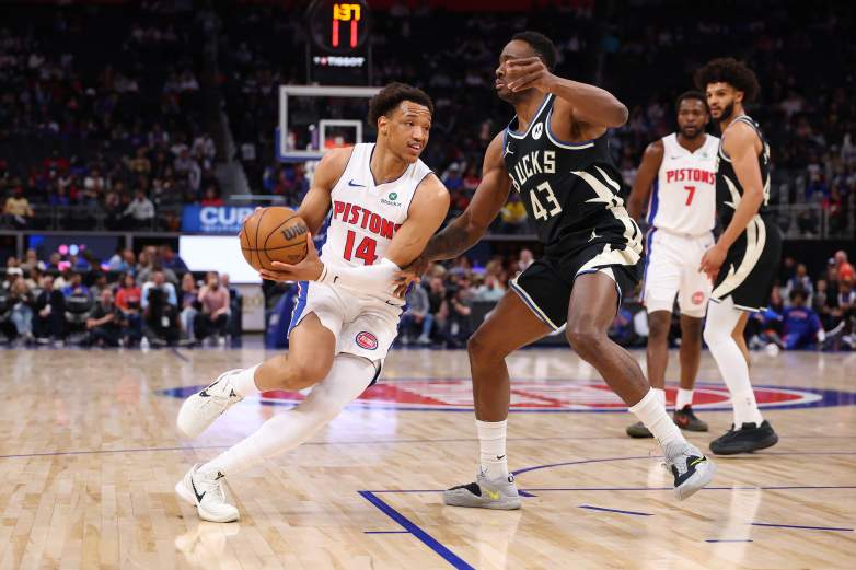 Milwaukee Bucks v Detroit Pistons