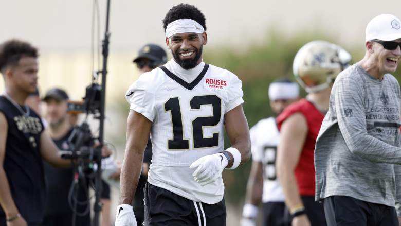 New Orleans Saints wide receiver Chris Olave