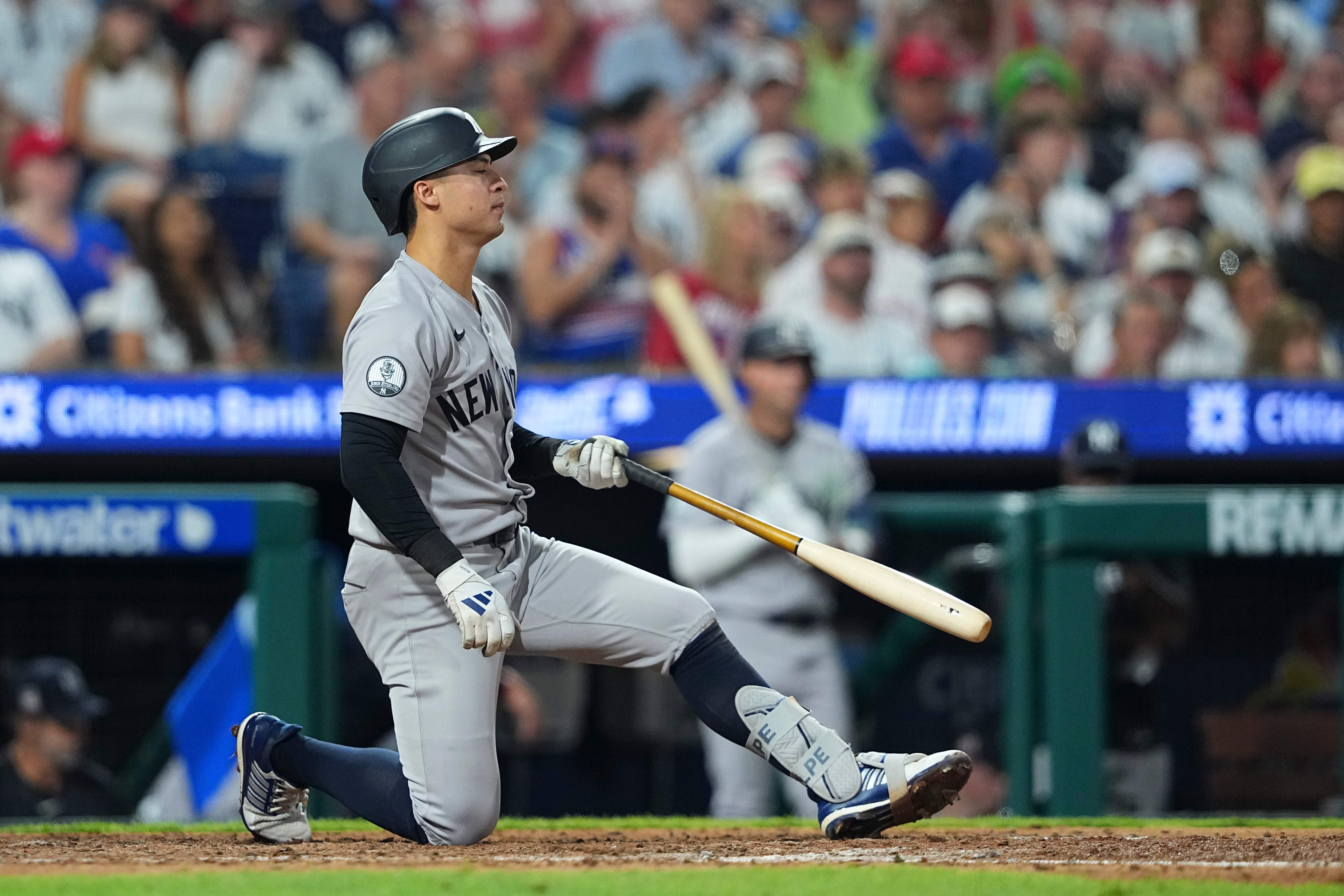 New York Yankees shortstop Anthony Volpe was injured in last night's triple-a game in Scranton.