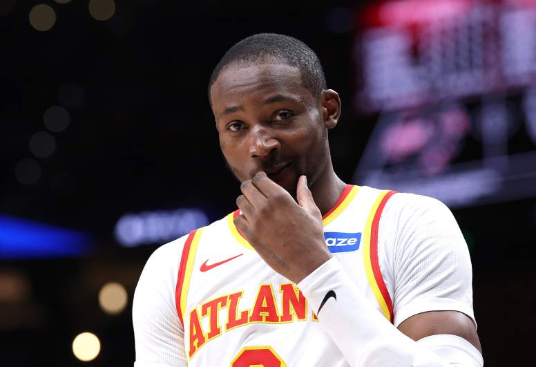 Jonathan Kuminga during an NBA game as the Lakers continue pursuing the free-agent forward.