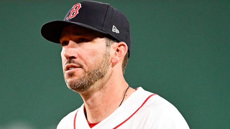 Interim manager Chad Tracy of the Boston Red Sox looks on during a game