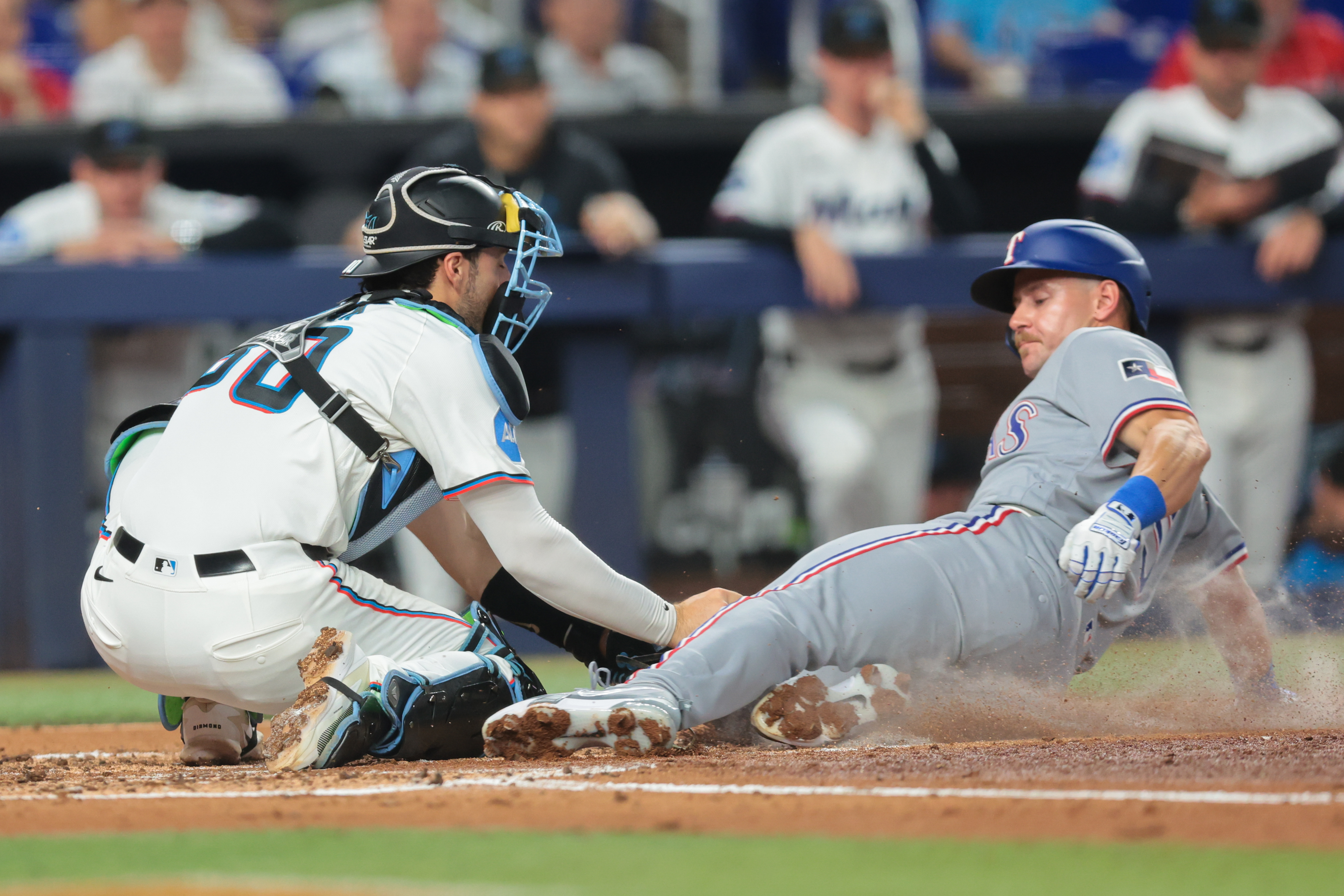Texas Rangers v Miami Marlins