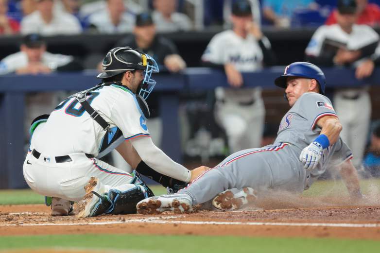 Texas Rangers v Miami Marlins