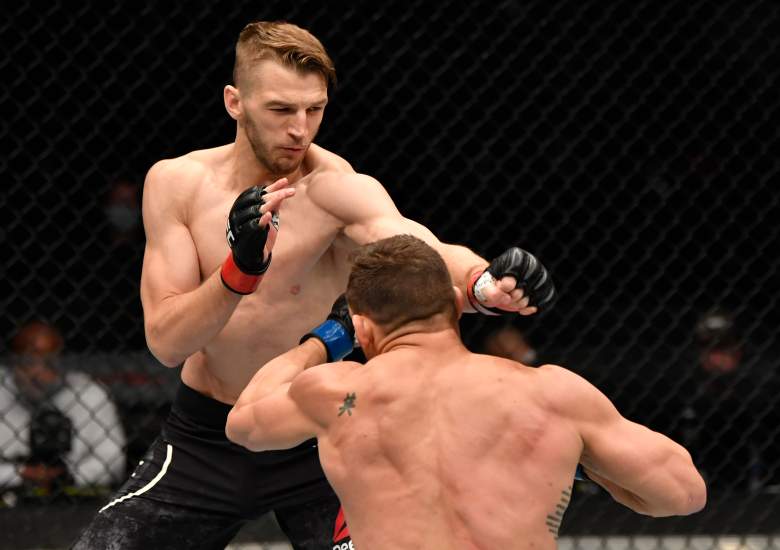 Dan Hooker fighting Michael Chandler