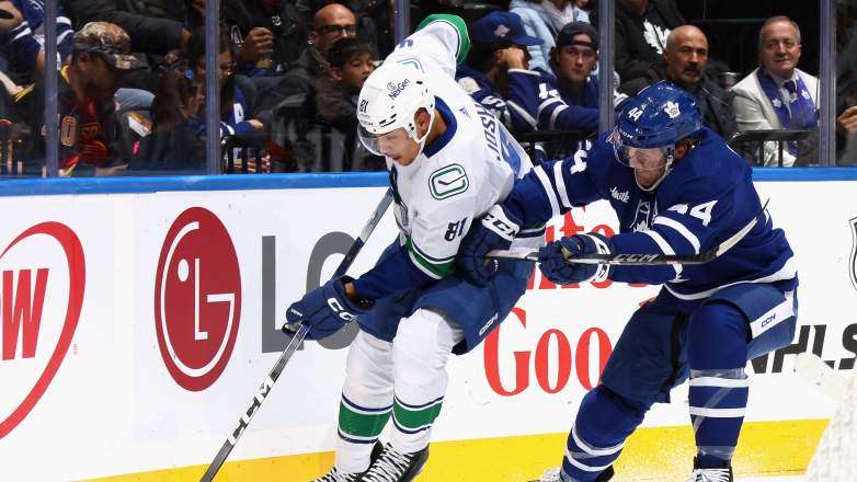 Vancouver Canucks v Toronto Maple Leafs