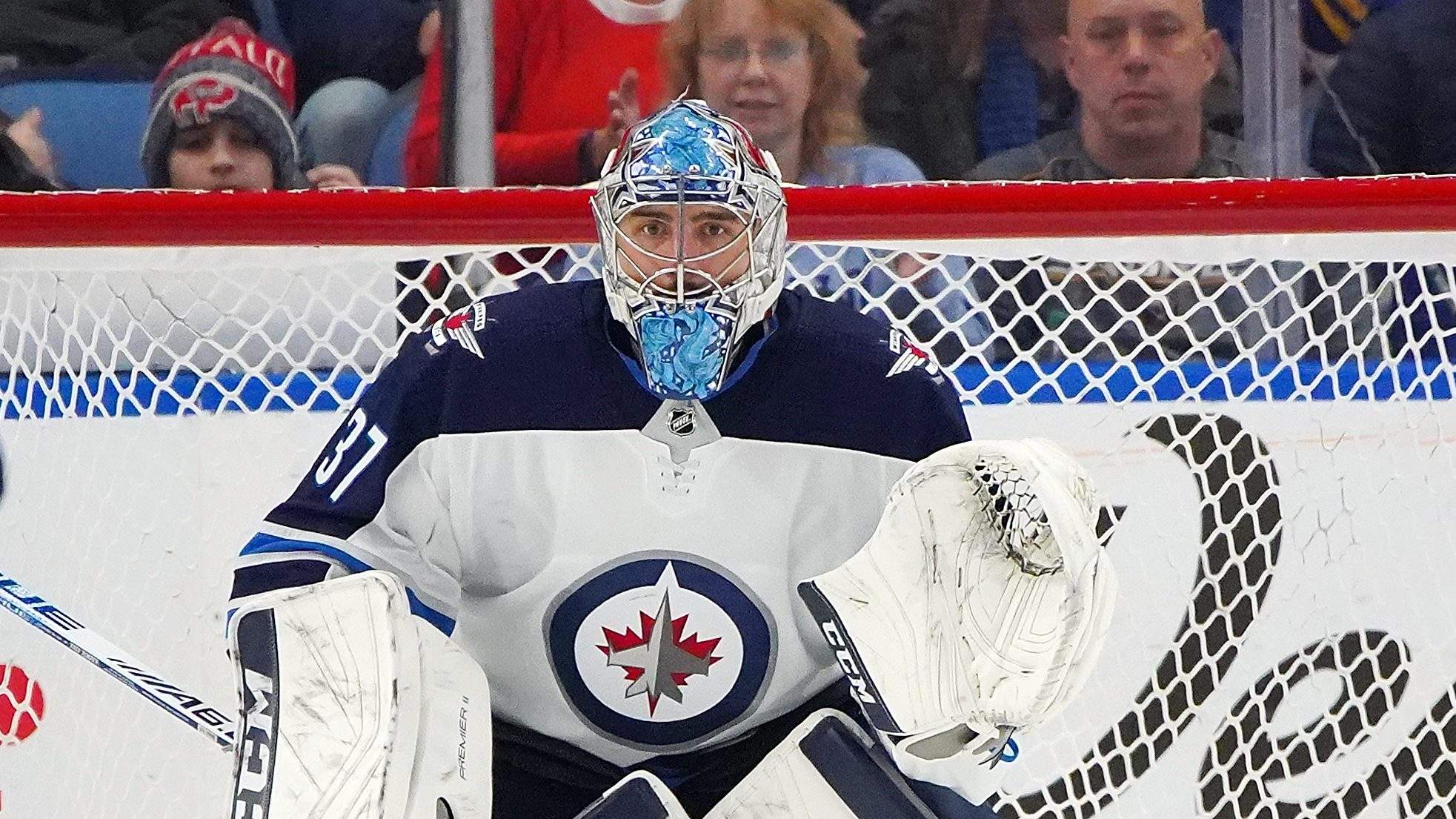 Jets’ Connor Hellebuyck Trade to Sharks News Would Help Macklin Celebrini