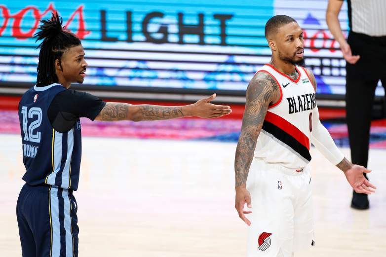 Ja Morant and Damian Lillard