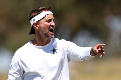 Brian Schottenheimer Makes First Decision at Cowboys Camp