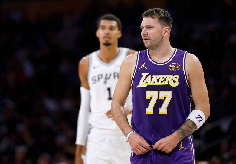 Victor Wembanyama Spurs, Luka Doncic Lakers, France vs Slovenia FIBA game